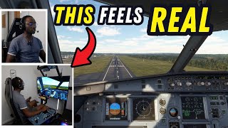 Microsoft Flight Simulator With Eye Tracking Is AMAZING [upl. by Josler591]