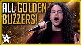 ALL GOLDEN BUZZER Auditions From Italys Got Talent [upl. by Aicsile]