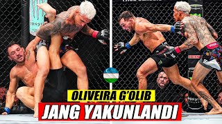 CHARLES OLIVEIRA GALABA QOZONDI CHARLES OLIVEIRA VS MICHAEL CHANDLER UFC YANGILIKLARI [upl. by Mihe]