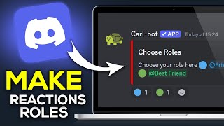 How To Make Reaction Roles On Discord [upl. by Marteena931]