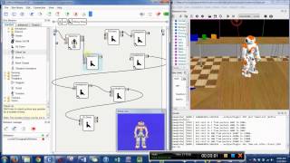 Testing NAO Motions in Choregraphe and Webots [upl. by Amasa]