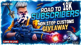 Free Fire Live Giveaway  FF Live Giveaway  FF Redeem Code Giveaway  Free Fire Live  FF Live [upl. by Ekal]