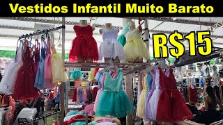 ACHEI VESTIDOS INFANTIL POR R15 DIRETO DO FABRICANTE EM SANTA CRUZ DO CAPIBARIBE [upl. by Dnomad350]