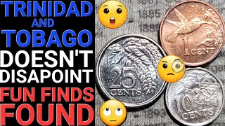 🍁 TRINIDAD amp TOBAGO 🍁 ERRORS amp VARIETIES FOUND 😱 dwcnc money foreign foreigns foreigncoins [upl. by Ellison]