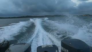 Boat Running Over The Sea Motor Boat Sound Effect [upl. by Bluefield]