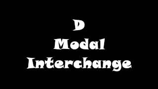 D Modal Interchange Jam Track  Major ScaleMinor Scale [upl. by Hulbard]