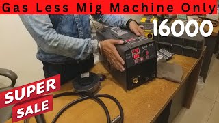 Gasless Mig Machine  Portable Mig Welding  flux core welding  mig welding for beginners [upl. by Sirroned]