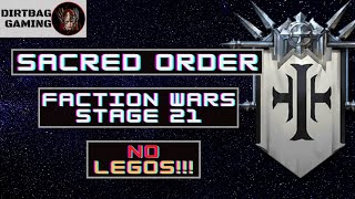 Sacred Order FW 21 NO LEGGOS  Easier than i thought  Raid Shadow Legends [upl. by Oderfodog]