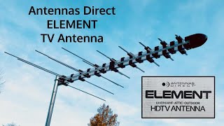 Antennas Direct ELEMENT High VHF UHF OTA TV Antenna for Channels 736 [upl. by Beatrisa]