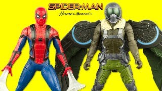 SpiderMan Homecoming Figurines Vautour Attaque Spiderman Vulture Jouet Toy Review Hasbro [upl. by Nayb]