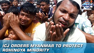 ICJ orders Myanmar to protect Rohingya minority  Indus News [upl. by Ylrebme]