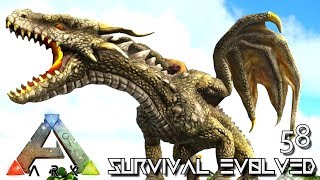 ARK SURVIVAL EVOLVED  DRAGON KING MONSTER DRAKE amp RYU E58   PRIMAL FEAR PYRIA [upl. by Ttiwed406]