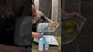 DIY Headlight Restoration Tips youtubeshorts [upl. by Chernow]