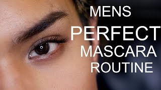 Mens Mascara Tutorial MensMakeupMay [upl. by Fairlie]