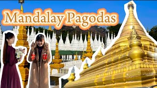 Famous Pagodas In Mandalay 🙏✨ [upl. by Anitsugua]