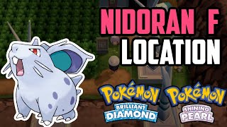 How to Catch Nidoran♀  Pokémon Brilliant Diamond amp Shining Pearl [upl. by Ardnoyek951]