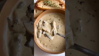 This Easy Creamy Mushroom Soup helps me lose weight shorts [upl. by Mathi]