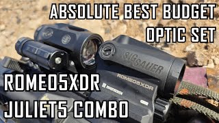 BEST BUDGET OPTIC SET SIG ROMEO5XDR AND JULIET5 COMBO [upl. by Bolan124]