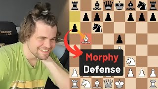 Watch Magnus Carlsen Destroy the Morphy Defense [upl. by Adrianna]