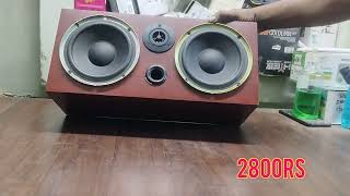 CENTRE CHANNEL BOX BRAND WOOFER 2800RS [upl. by Imefulo184]