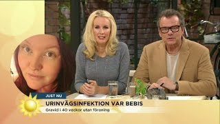 Urinvägsinfektionen visade sig vara en bebis  Nyhetsmorgon TV4 [upl. by Lednem]