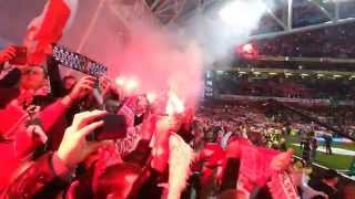 Irlandia  Polska 29032015Hymn Narodowy [upl. by Frick46]