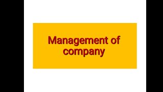 management of companypart3Key Managerial personnel4th sem bcom [upl. by Olegnaid]