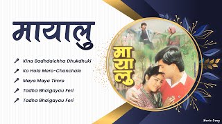 Mayalu  Kina Badhdaichha Dhukdhuki  Ko Hola Mero  Maya Maya Timro  Jukebox Nepali Movie Song [upl. by Yrehcaz]