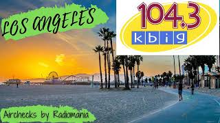 KBIG 1043 with Steve Woods  Los Angeles CA  April 1995 Part 1 [upl. by Atteuqehs]