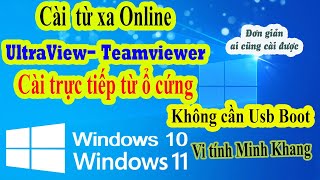 WinToHDD Cài Win Từ Ổ Cứng Không Cần USB Hay DVD Cài Windows 10 Online [upl. by Annorah]