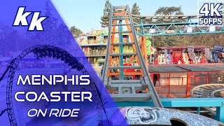 Menphis Coaster Fête Foraine de ChalonsurSaône 2023 On ride4K 50 fps [upl. by Ailuy]