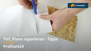 PVC Plane reparieren  Tipps  Profizelt24 [upl. by Hgielah153]