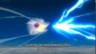 Indra Arrow Vs Tailed Beast Bomb Rasen Shuriken scene Hd  Naruto vs Sauske shippuden Finale fight [upl. by Suoiluj]