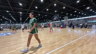 MOKAN Elite 16u Girls vs Performance Hawaii Part 1 [upl. by Enomaj]