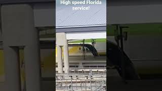 Brightline arriving at Orlando Airport [upl. by Thisbe]