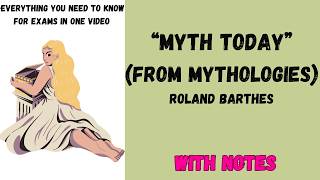 Myth Todayfrom MythologiesRoland BarthesHindi Explanation in points [upl. by Urias227]