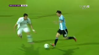 Messi Masterclass vs Uruguay WCQ Home 201213 English Commentary HD 1080i60 [upl. by Ainotal]