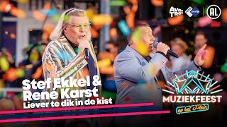 Stef Ekkel amp René Karst  Liever te dik in de kist • Muziekfeest op het Plein 2024  Sterren NL [upl. by Zetta783]