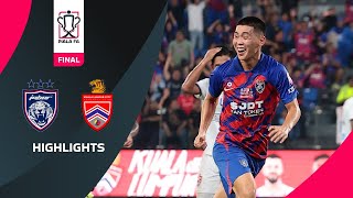 Johor Darul Tazim 20 Kuala Lumpur City FC  FA FINAL  Highlights Piala FA 2023 [upl. by Werdn]