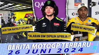 Alasan Aprilia Pilih Bezz 😍Pertamina VR46 Jadi Tim Satelit Utama 🤩 Iannone Sulit Comeback ke Motogp [upl. by Jaquenette644]