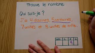 Mathématique  trouver le nombre u d c um [upl. by Cowan]