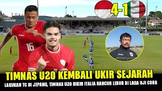 TAK DI TAYANGKAN DI TV NASIONAL  TIMNAS U20 MALAH BIKIN SEPAKBOLA EROPA GEMPAR USAI GASAK ITALIA [upl. by Refinej]