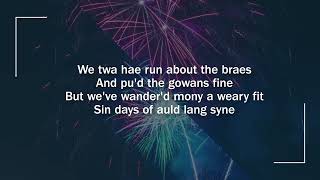 Auld lang syne lyrics [upl. by Sommer]