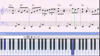 Partitura Piano Champoton  Emilio B Rosado  danzon demo [upl. by Alyel]