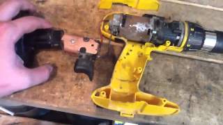 Dewalt DW 995 drill trigger replacement [upl. by Christiana457]