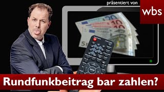 GEZ Trick Rundfunkbeitrag in bar bezahlen  Anwalt Christian Solmecke [upl. by Saile]