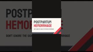 Postpartum hemorrhage nursing medicalentranceexam obg nursingeducation youtubeshorts shorts [upl. by Anavrin817]