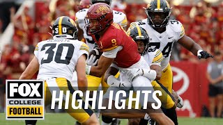 Iowa Hawkeyes vs Iowa State Cyclones Highlights  CFB on FOX [upl. by Opalina]