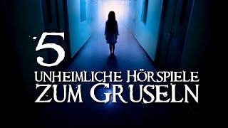 5 unheimliche HorrorHörspiele  COMPILATION German Hörbuch Horror deutsch Kurzgeschichte [upl. by Ahsemot31]