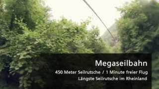 Megaseilbahn WaldAbenteuer der Waldkletterpark Bad Neuenahr [upl. by Bushweller]